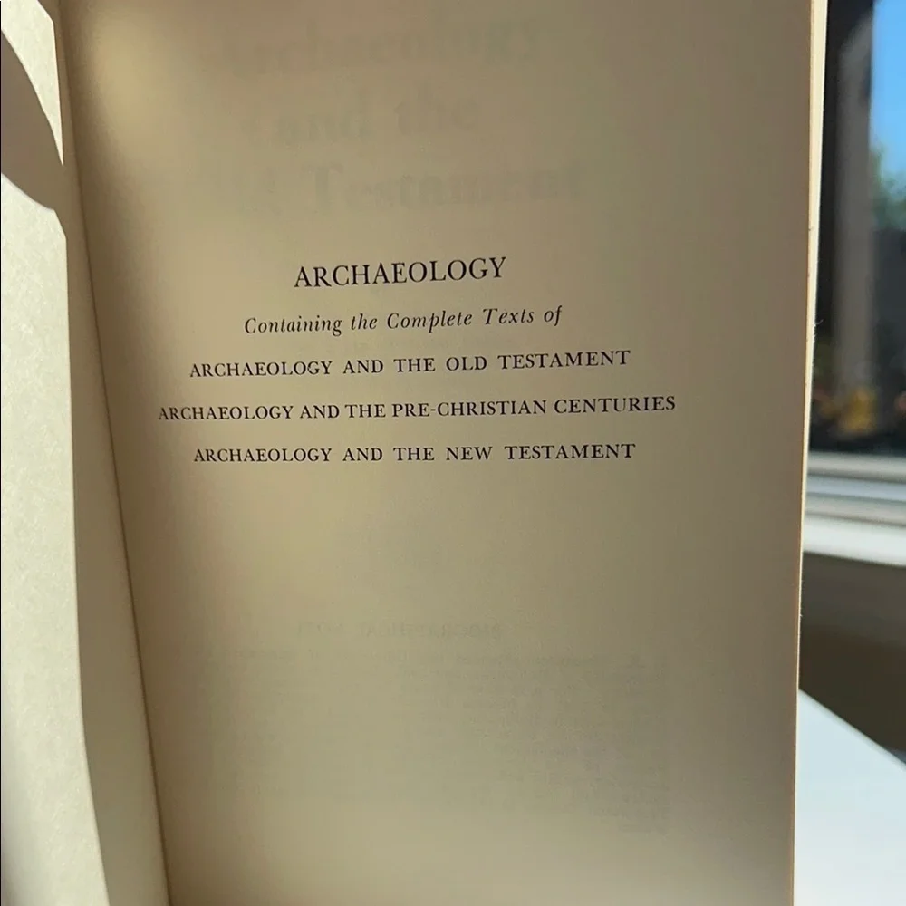 Vintage Archaeology Book by J.A. Thompson copyright 1957, 1959